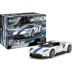 Scale Models & Model Kits Revell Revell 85-1235 2017 Ford GT Model Car Kit 1:24 Scale 27-Piece Skill Level 2 Plastic Easy-Click Model Building Kit, White