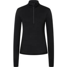 super.natural Damen Tundra175 Zip 1/4 Longsleeve schwarz