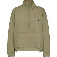 Kangol Overdele Kangol Clinton Half-Zip sweatshirt Herrer Tøj Grøn