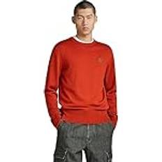 Knitted Sweaters - Orange Jumpers G-Star Premium Core Knitted Sweater Orange Men