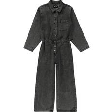 134/140 Jumpsuits Molo Angie Denimjumpsuit Washed Grey Grå 110/116