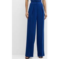 Misook Twill Chiffon Tailored Pants