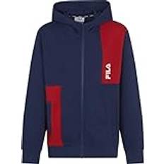 Fila Lastenvaatteet Fila Bingöl Hoodie With Hood - Medieval Blue/True Red