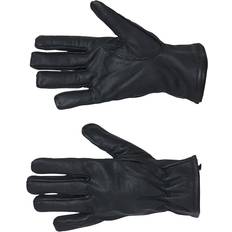 Jack & Jones Jacroper Leather Glove Ln Male, Tøj, hatte og kasketter, Sort