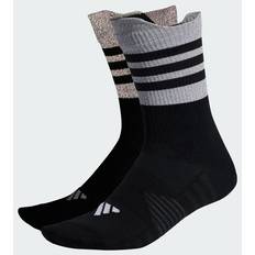 Laufen - Silber Bekleidung Adidas Run Reflective Laufsocken - Schwarz