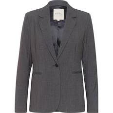 Flonel Blazere Part Two Taylorspw Bz Jakker 30308265 Gray Flannel Melange