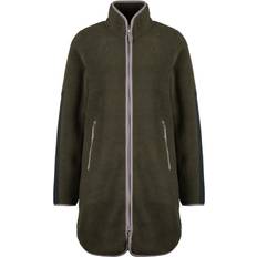 Stoic NorrvikSt Pile Fleece Jacket Long - Olivengrøn