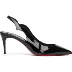 Christian Louboutin Red Heels & Pumps Christian Louboutin Hot Chick Sling patent leather slingback pumps black