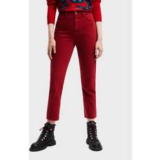 Red - Woman Jeans Desigual Jeans 22WWDD09 Rot Straight Fit