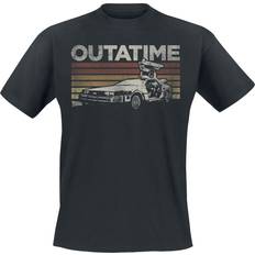 Back To The Future Delorean retro stripes T-Shirt