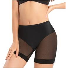 J&Y Mesh Body Compression Shapewear Shorts Black