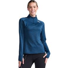 2XU Ignition Half Zip T-shirt Blue Woman