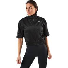 Reebok Oberbekleidung Reebok Wor Myt Q2 TrackJacket Black, Female, Tøj, Skjorter, Sort