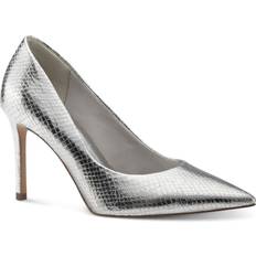 Tamaris Metallic Pointed Heels Silver-Coloured