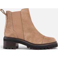 See by Chloé Skor See by Chloé Skor, Dam, Beige, EU, Mocka, AW23, Mallory Chelsea boots