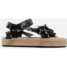 Arizona Love Women's Bandana Trekky Cotton Sandals Black