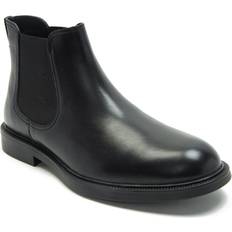 Thomas Crick Thomas Crick Ladd Leather Black Mens Chelsea Boots