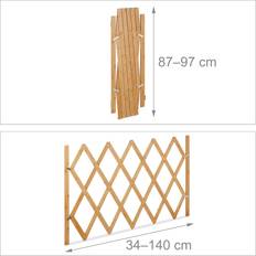 Relaxdays ausziehbar, hunde türschutzgitter scherengitter treppengitter