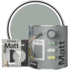 Paint Rust-Oleum Washable Matt PITCH Wall Paint Grey