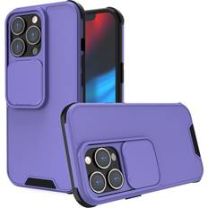 Lila Stoßschutz König Design Schutz handy hülle für apple iphone 13 case cover tasche etuis bumper violett Transparent