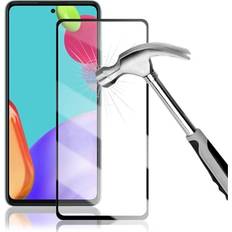 Samsung galaxy a52 5g hærdet glas Mocolo Samsung Galaxy A52 5G/A52S 5G/A53 5G Full Size Skærmbeskyttelse Hærdet Glas 9H Sort Kant