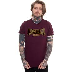 Guld - Unisex T-shirts Lonsdale Klassisk allvädersjacka för män, Rött Oxblod