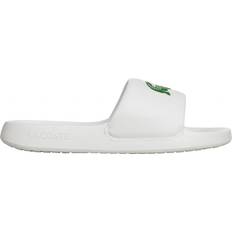 Lacoste Femme Sandales Lacoste Croco 1.0 Serve Slide 1.0 - White