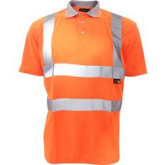 Warrior Mens Daytona Hi-Vis Short Sleeve Polo Shirt