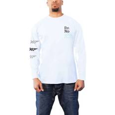 James Bond 007 Dr No Cotton Long-Sleeved T-Shirt White