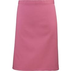 Women Aprons Premier Ladies/womens Mid-Length Apron Pink