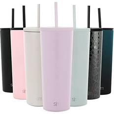 Simple Modern Insulated Tumbler with Lid and Straw 710ml Lavender Mist Travel Mug