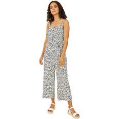 Jumpsuits - White Jumpsuits & Overalls Yumi Strappy Animal Print Jumpsuit, White