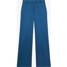 Turquoise Trousers The Kooples Straight Suit Trousers