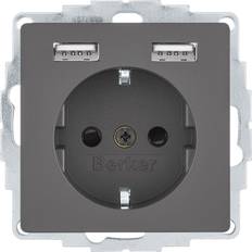 Berker Steckdose, 48036086 Steckdose SCHUKO/USB Q.x