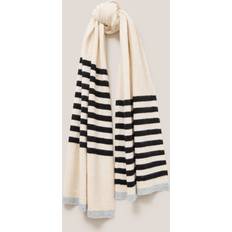 Stripes - Wool Accessories White Stuff Sienna Fine Knit Scarf, Natural/Multi