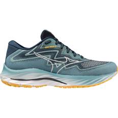 Mizuno Men Sneakers Mizuno Wave Rider 27 Men's Running Shoes Adriatic Blue/Snow White