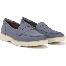 Tissu Mocassins Dr. Scholl's Dr. Scholl's Women's Nice Day Medium/Wide Loafer Shoes Oxid Blue Fabric Drsch Leather