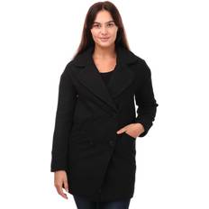 Elle Alice Wool Coat Black