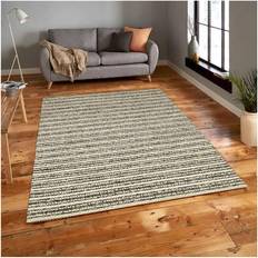 Carpets & Rugs Designs-Done-Right 18 Aspen & Ivory Striped Hand White