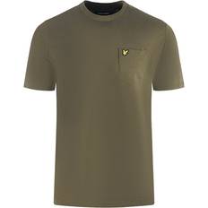 Lyle & Scott T-shirts Lyle & Scott Relaxed Pocket Trek Green T-Shirt