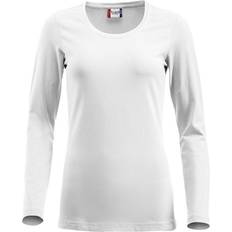 Clique T-shirts Clique Carolina Long-Sleeved T-Shirt White