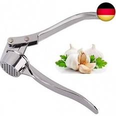 Blu Presse & Schiacciaspatole Cucina Professionale Aglio Mincer Zenzero Peeler Squeezer Spremiaglio