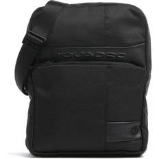 Piquadro Tasker Piquadro Herre Crossbody Taske Med AirPods Lomme - Sort