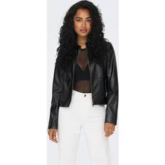 Herre - Skinn Jakker Only Faux Leather Jacket