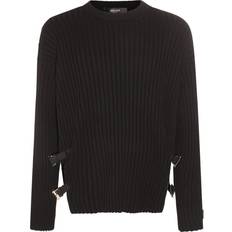 Versace Jumpers Versace Black Wool Jumper Nero