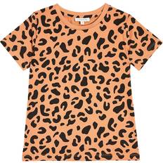 Liewood Tops Children's Clothing Liewood Apia leopard-print cotton jersey T-shirt pink Y