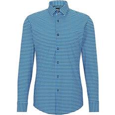 HUGO BOSS Shirts HUGO BOSS Men's Performance-Stretch Slim-Fit Shirt Bright Blue Bright Blue