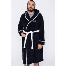 Negro Batas Korn Classic Band Logo Bathrobe Black