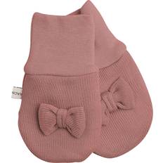 Sløjfe Vanter Børnetøj Racing Kids Babyvante u/Tommel m. Sløjfe Old Rose-XS/0-6 mdr