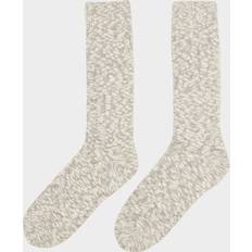 Lightweight Slub Crew Sock - Grey